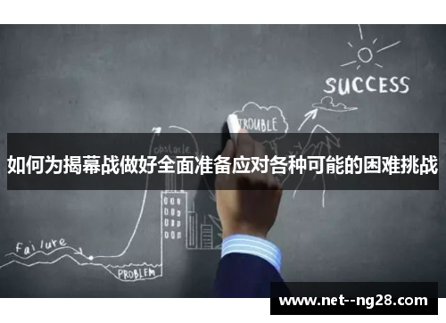 如何为揭幕战做好全面准备应对各种可能的困难挑战